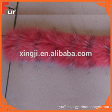 Top Fashion and beautiful dyed fox fur strips fur trim